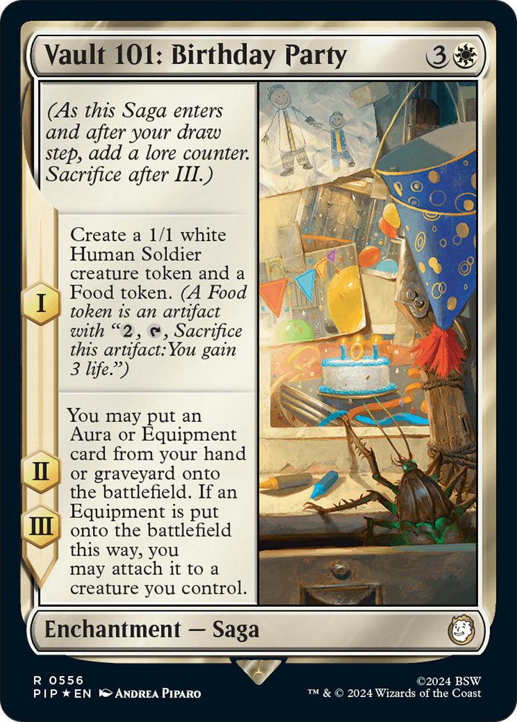 Vault 101: Birthday Party (PIP-556) - Fallout Foil - Premium MTG Single from Wizards of the Coast - Just $5.06! Shop now at Game Crave Tournament Store