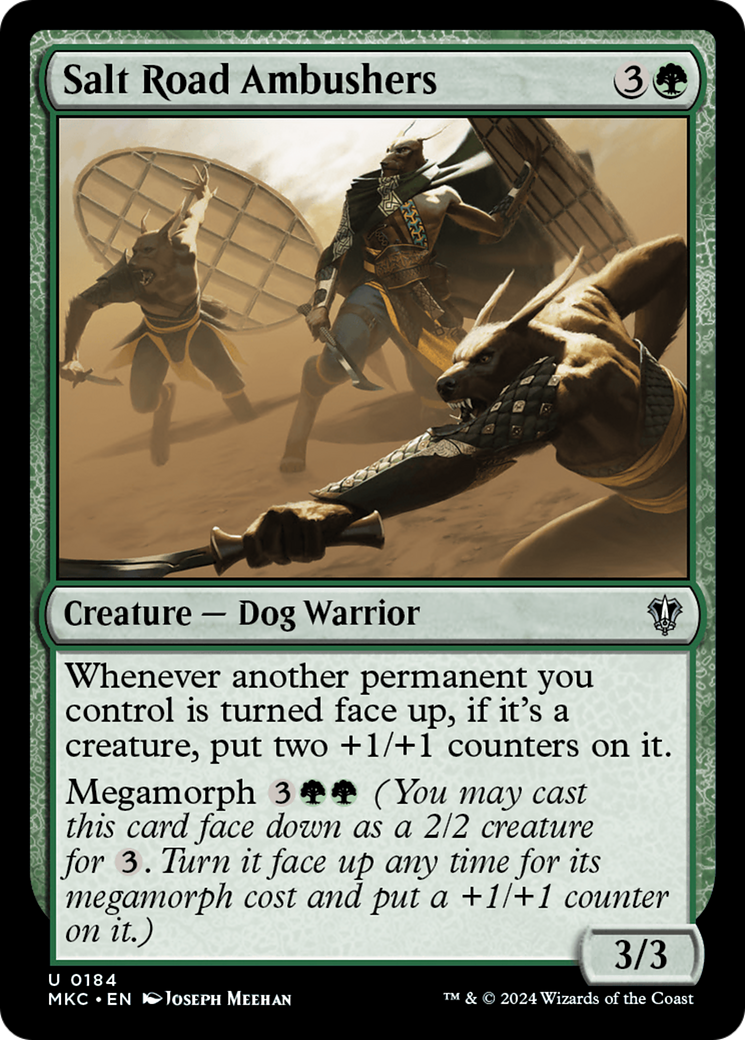 Salt Road Ambushers (MKC-184) - Murders at Karlov Manor Commander - Premium MTG Single from Wizards of the Coast - Just $0.25! Shop now at Game Crave Tournament Store