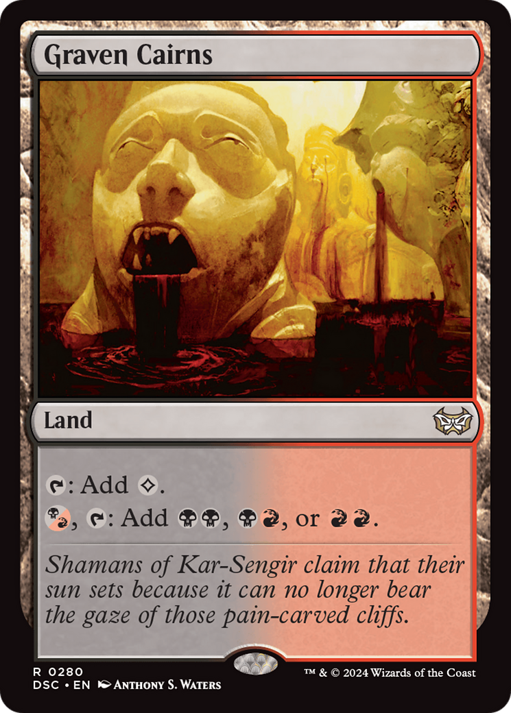 Graven Cairns (DSC-280) - Duskmourn: House of Horror Commander - Premium MTG Single from Wizards of the Coast - Just $3.10! Shop now at Game Crave Tournament Store