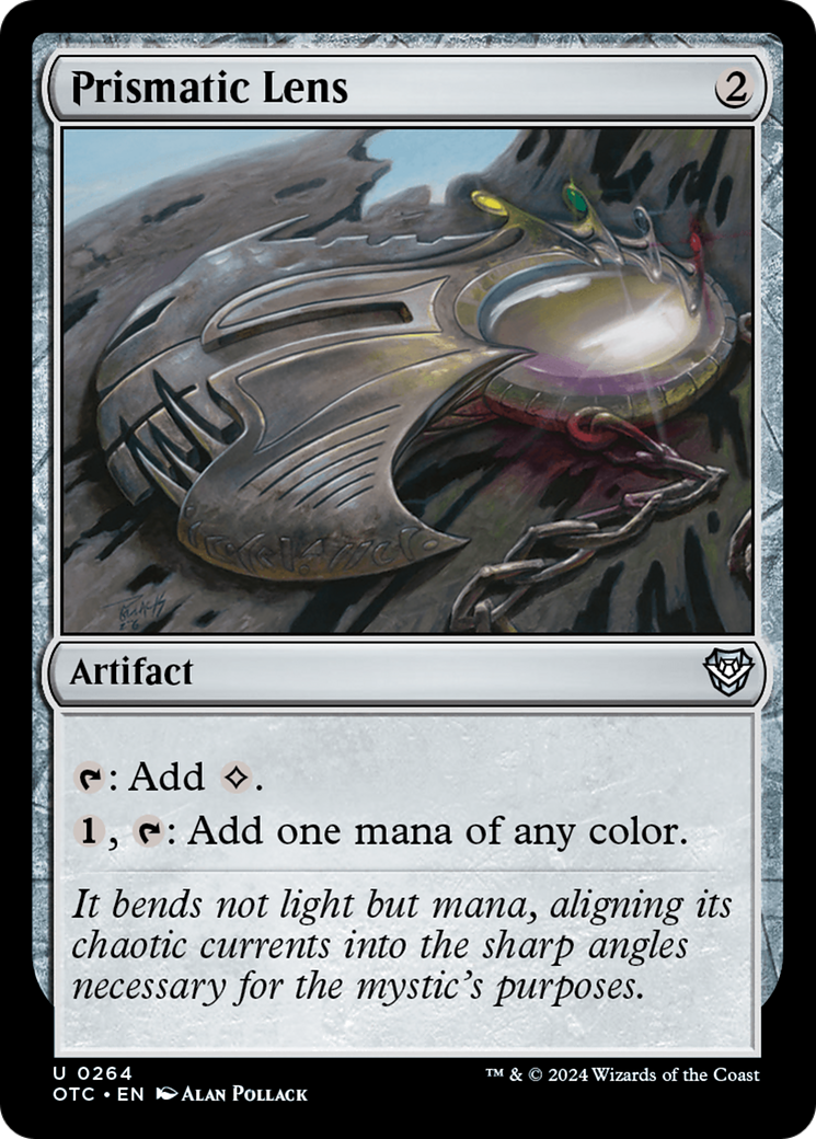 Prismatic Lens (OTC-264) - Outlaws of Thunder Junction Commander - Premium MTG Single from Wizards of the Coast - Just $0.25! Shop now at Game Crave Tournament Store