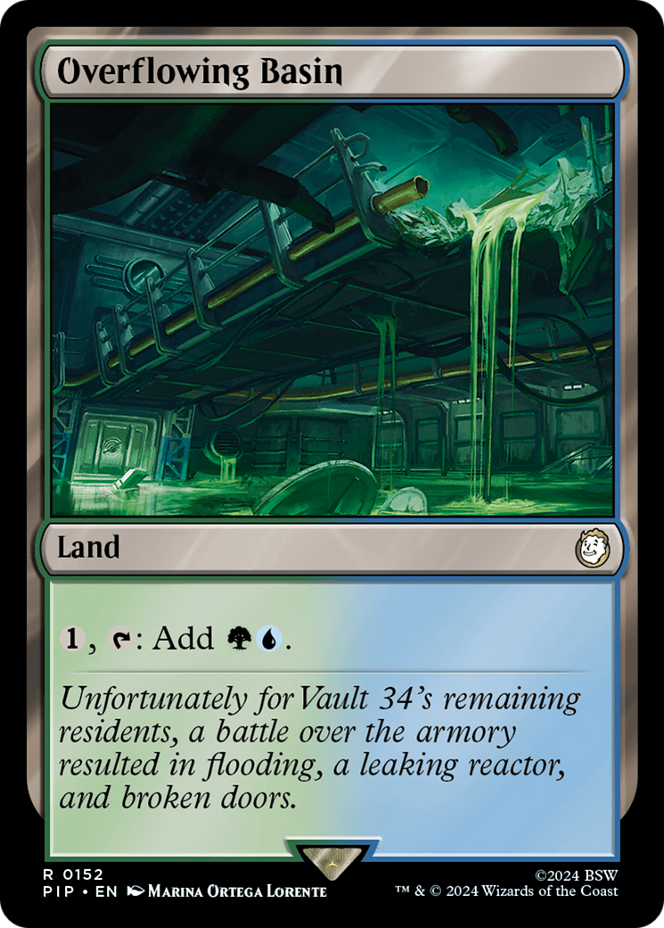 Overflowing Basin (PIP-152) - Fallout - Premium MTG Single from Wizards of the Coast - Just $0.25! Shop now at Game Crave Tournament Store