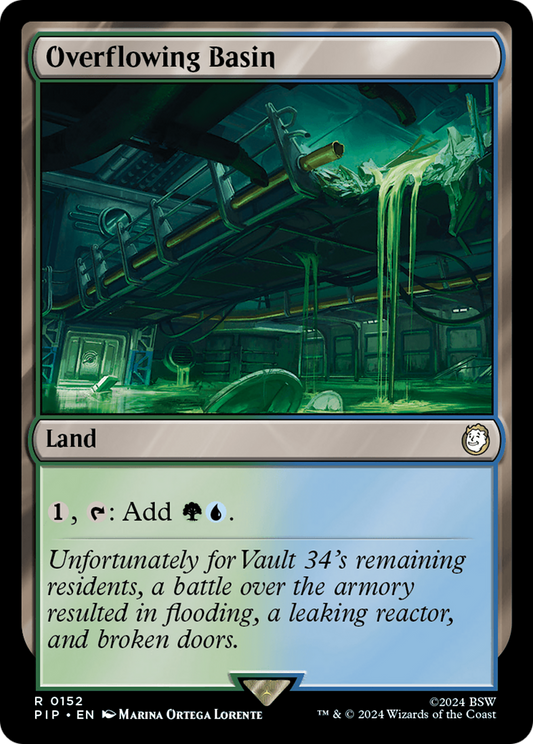 Overflowing Basin (PIP-152) - Fallout - Premium MTG Single from Wizards of the Coast - Just $0.25! Shop now at Game Crave Tournament Store