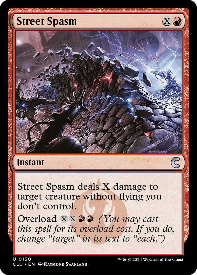 Street Spasm (CLU-150) - Ravnica: Clue Edition - Premium MTG Single from Wizards of the Coast - Just $0.26! Shop now at Game Crave Tournament Store