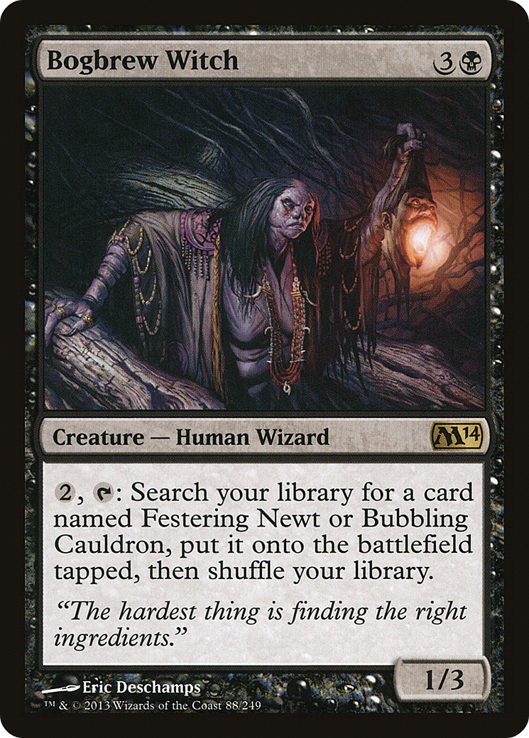 Bogbrew Witch (M14-088) - Magic 2014 - Premium MTG Single from Wizards of the Coast - Just $0.25! Shop now at Game Crave Tournament Store
