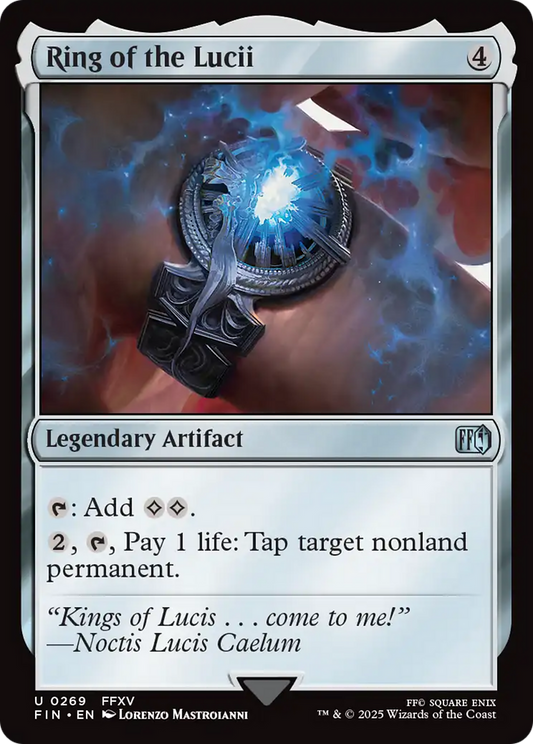 Ring of the Lucii (FIN-269) - FINAL FANTASY Foil - Premium MTG Single from Wizards of the Coast - Just $0.08! Shop now at Game Crave Tournament Store