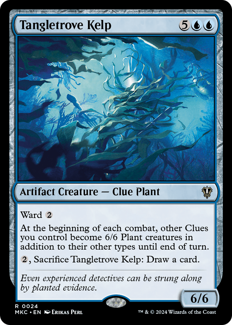 Tangletrove Kelp (MKC-024) - Murders at Karlov Manor Commander - Premium MTG Single from Wizards of the Coast - Just $0.26! Shop now at Game Crave Tournament Store
