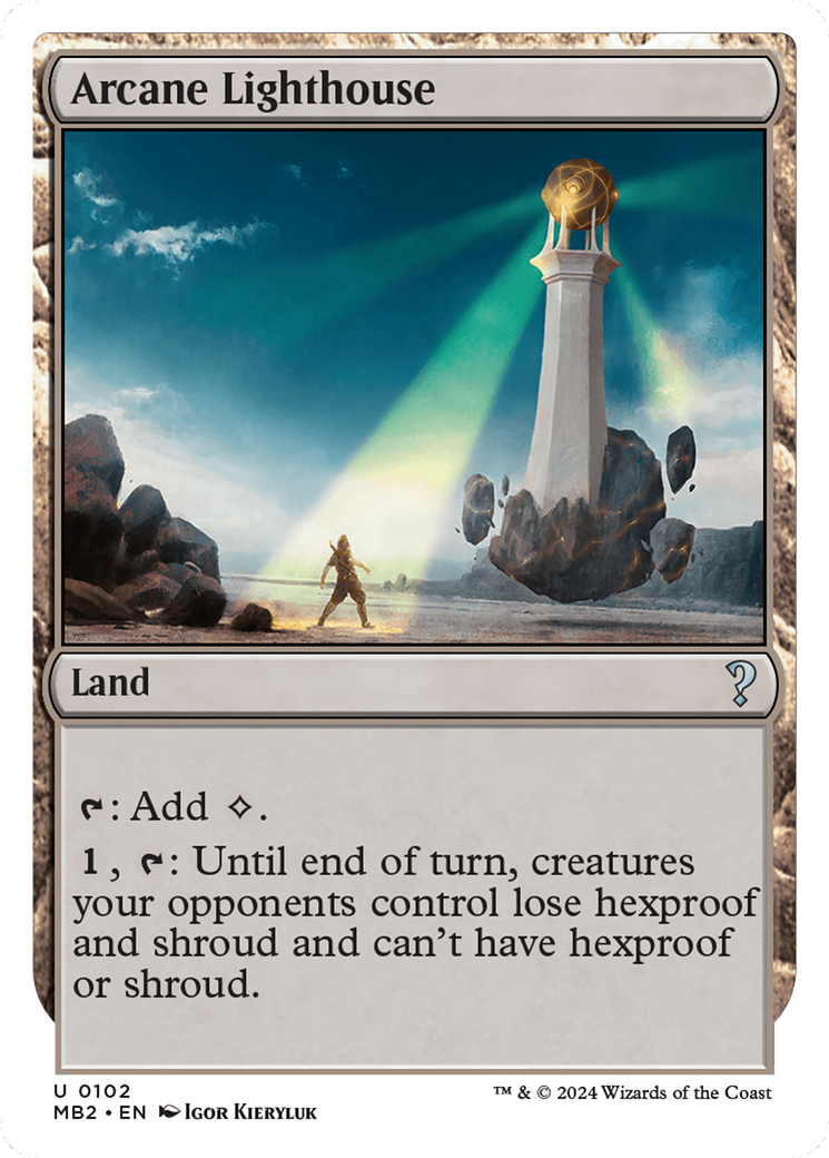 Arcane Lighthouse (MB2-102) - Mystery Booster 2 - Premium MTG Single from Wizards of the Coast - Just $3.22! Shop now at Game Crave Tournament Store
