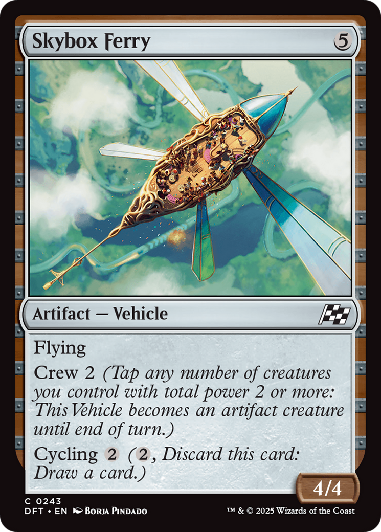 Skybox Ferry (DFT-243) - Aetherdrift - Premium MTG Single from Wizards of the Coast - Just $0.08! Shop now at Game Crave Tournament Store