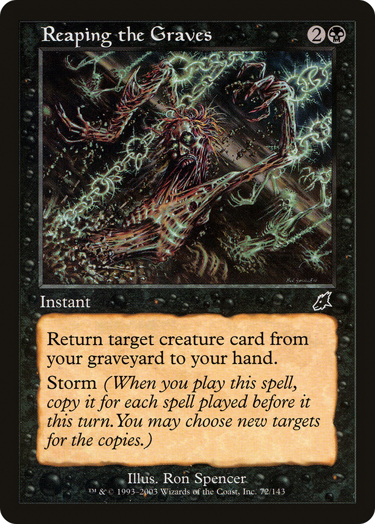 Reaping the Graves (SCG-072) - Scourge - Premium MTG Single from Wizards of the Coast - Just $0.54! Shop now at Game Crave Tournament Store