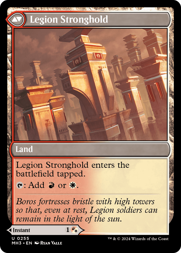 Legion Leadership // Legion Stronghold (MH3-255) - Modern Horizons 3 Foil - Premium MTG Single from Wizards of the Coast - Just $2.43! Shop now at Game Crave Tournament Store