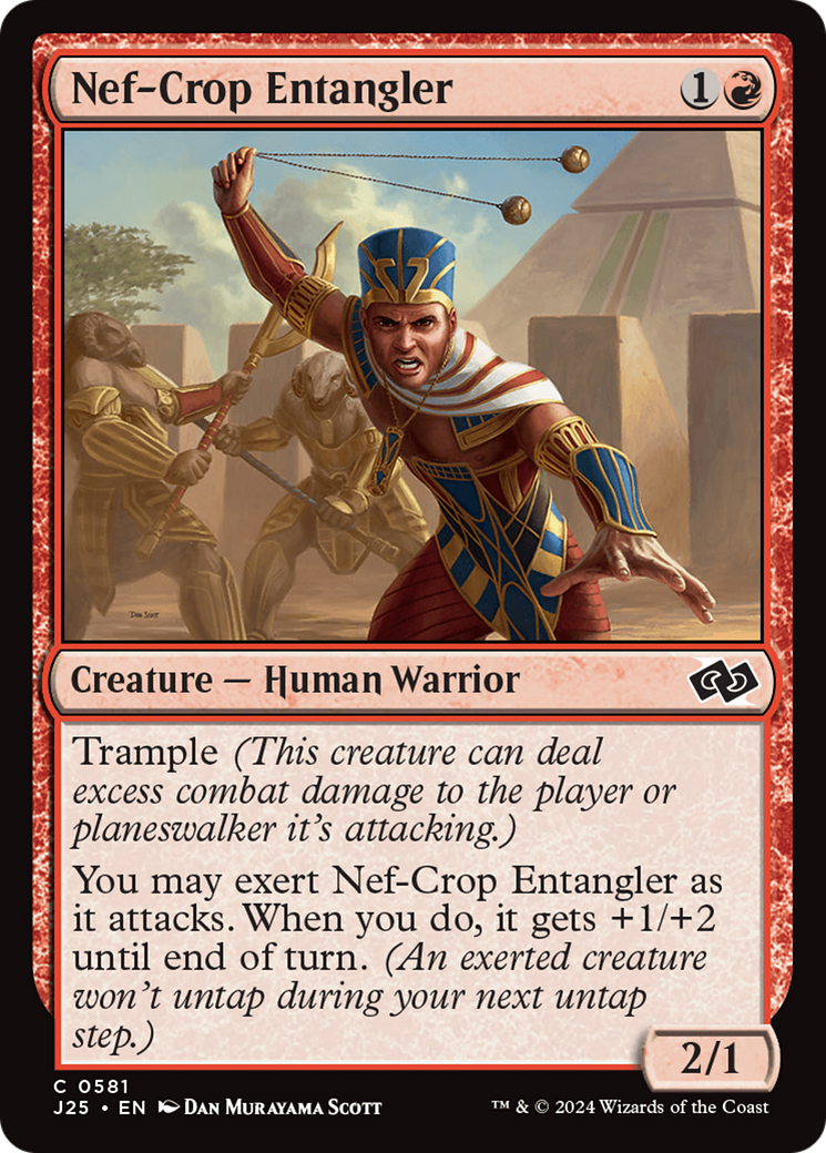 Nef-Crop Entangler (J25-581) - Foundations Jumpstart - Premium MTG Single from Wizards of the Coast - Just $0.25! Shop now at Game Crave Tournament Store