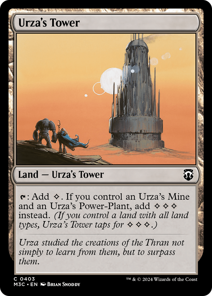 Urza's Tower (M3C-403) - Modern Horizons 3 Commander - Premium MTG Single from Wizards of the Coast - Just $0.33! Shop now at Game Crave Tournament Store