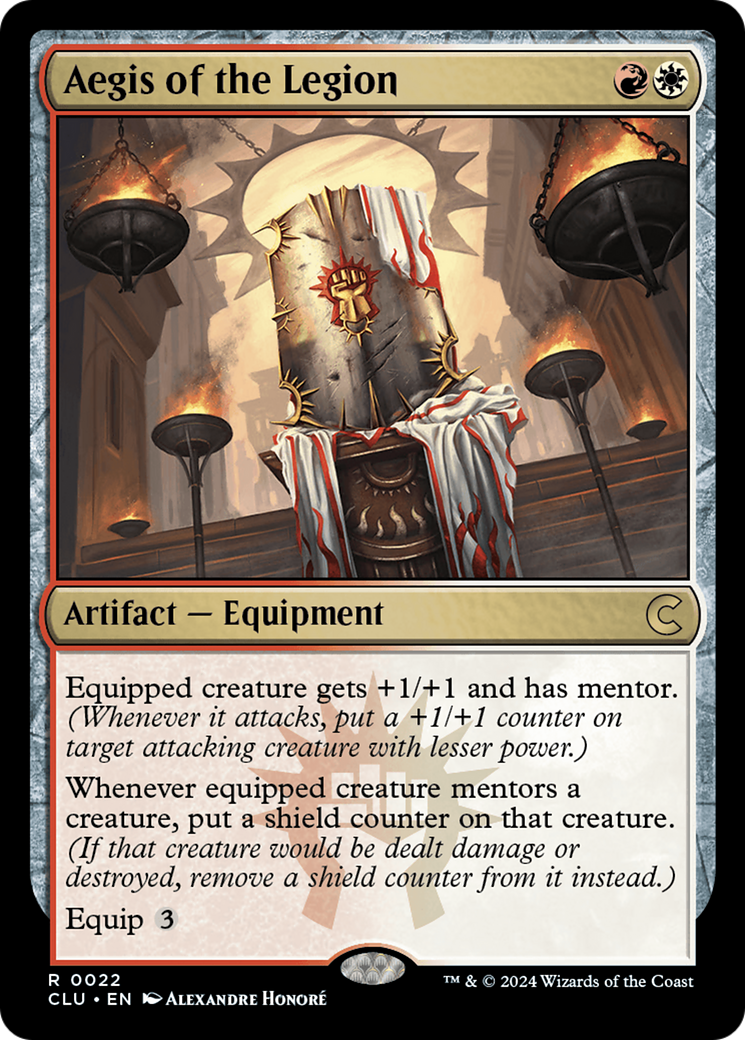 Aegis of the Legion (CLU-022) - Ravnica: Clue Edition - Premium MTG Single from Wizards of the Coast - Just $0.80! Shop now at Game Crave Tournament Store