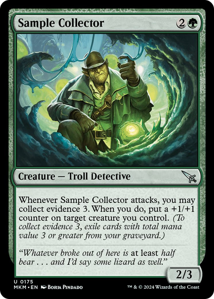 Sample Collector (MKM-175) - Murders at Karlov Manor - Premium MTG Single from Wizards of the Coast - Just $0.23! Shop now at Game Crave Tournament Store