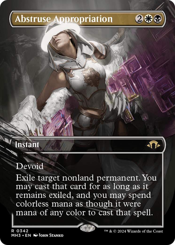 Abstruse Appropriation (MH3-342) - Modern Horizons 3 (Borderless) - Premium MTG Single from Wizards of the Coast - Just $0.49! Shop now at Game Crave Tournament Store