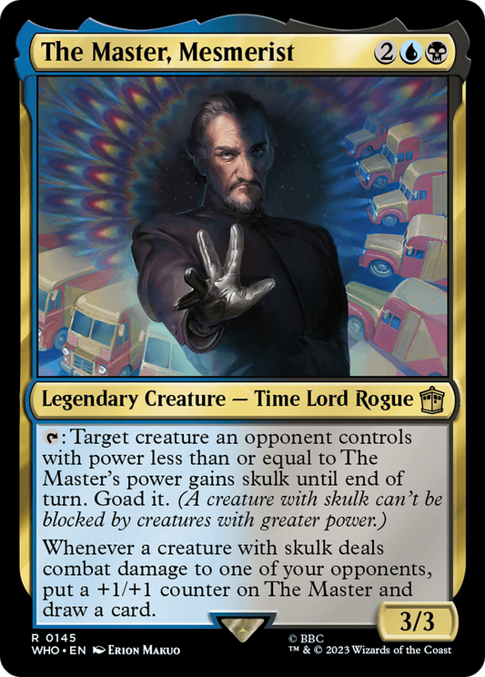 The Master, Mesmerist (WHO-145) - Doctor Who - Premium MTG Single from Wizards of the Coast - Just $0.25! Shop now at Game Crave Tournament Store