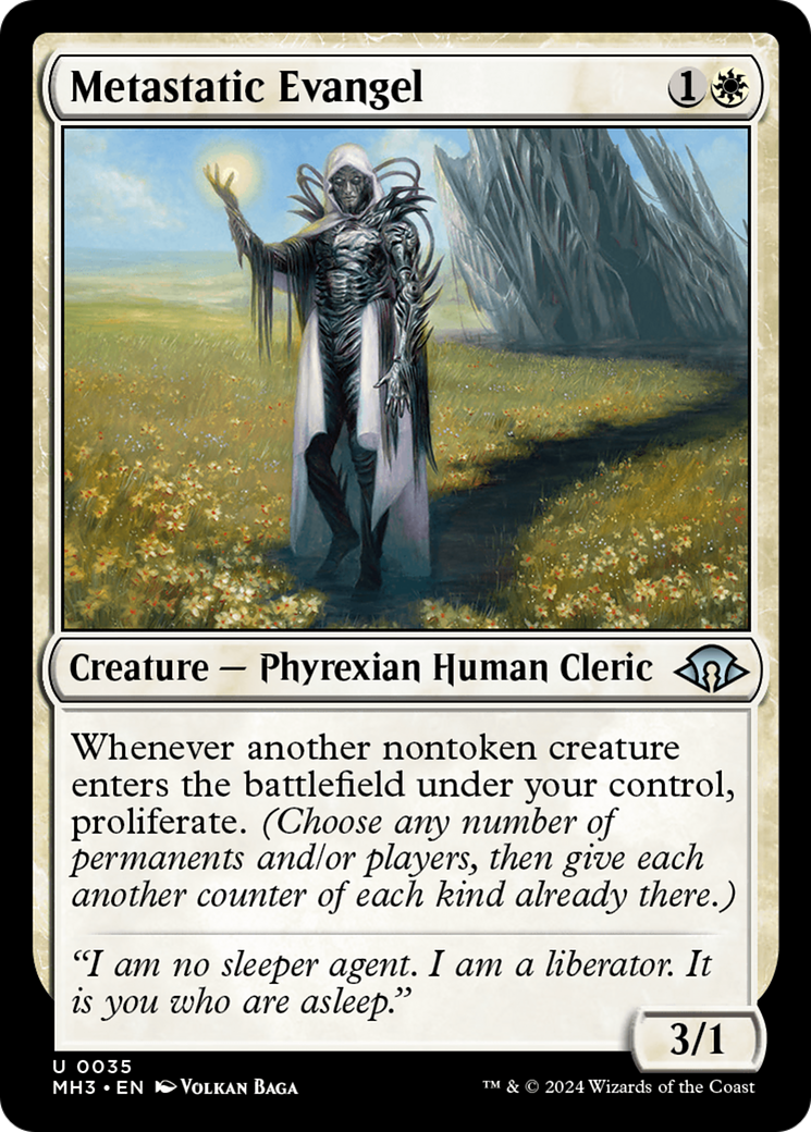 Metastatic Evangel (MH3-035) - Modern Horizons 3 Foil - Premium MTG Single from Wizards of the Coast - Just $1.21! Shop now at Game Crave Tournament Store