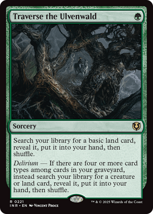 Traverse the Ulvenwald (-221) - Innistrad Remastered Foil - Premium MTG Single from Wizards of the Coast - Just $0.35! Shop now at Game Crave Tournament Store