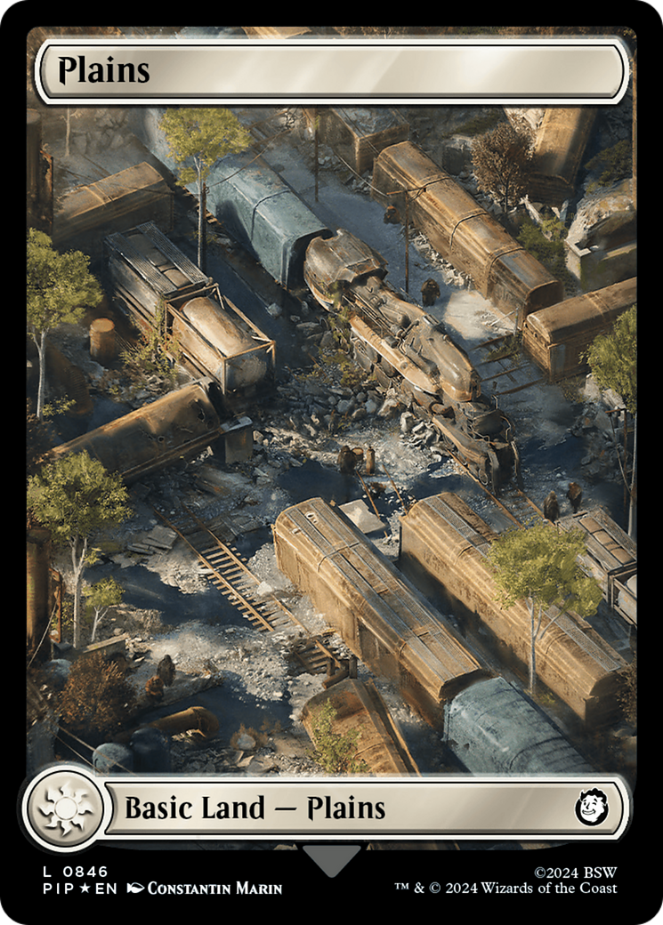 Plains (PIP-846) - Fallout Foil - Premium MTG Single from Wizards of the Coast - Just $3.42! Shop now at Game Crave Tournament Store