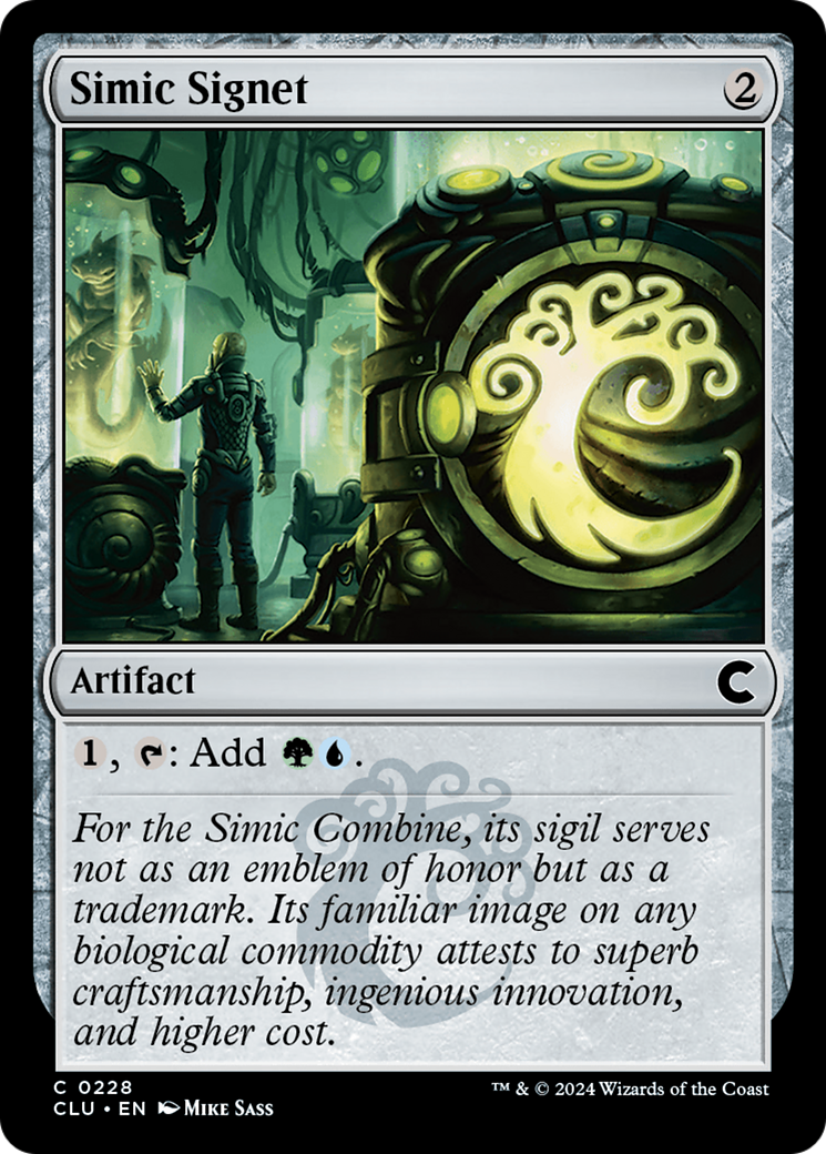 Simic Signet (CLU-228) - Ravnica: Clue Edition - Premium MTG Single from Wizards of the Coast - Just $0.25! Shop now at Game Crave Tournament Store