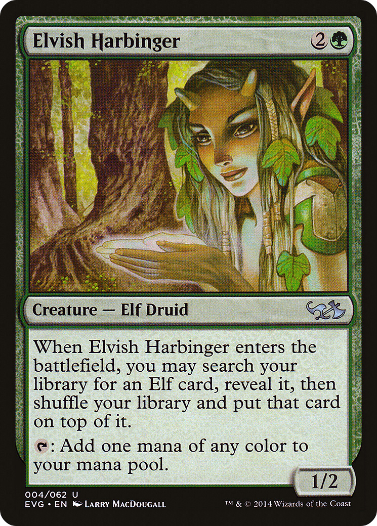 Elvish Harbinger (EVG-004) - Duel Decks Anthology: Elves vs. Goblins