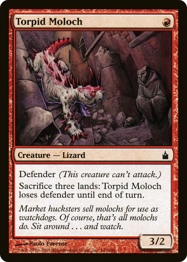 Torpid Moloch (RAV-147) - Ravnica: City of Guilds Foil