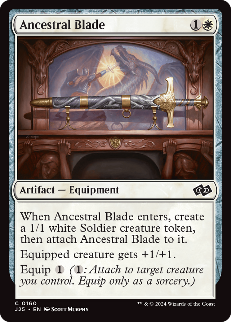 Ancestral Blade (J25-160) - Foundations Jumpstart - Premium MTG Single from Wizards of the Coast - Just $0.25! Shop now at Game Crave Tournament Store