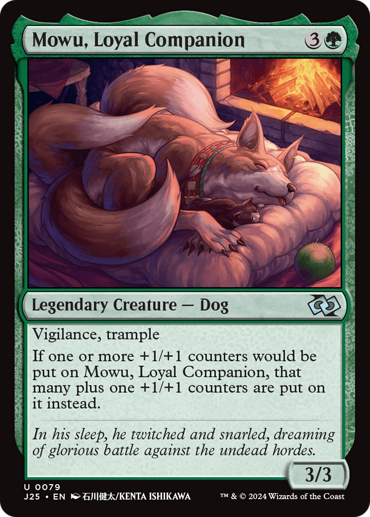 Mowu, Loyal Companion (J25-079) - Foundations Jumpstart - Premium MTG Single from Wizards of the Coast - Just $0.25! Shop now at Game Crave Tournament Store