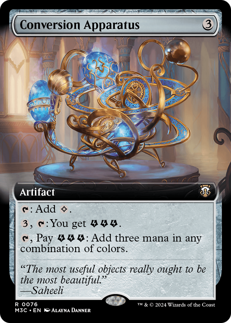 Conversion Apparatus (M3C-076) - Modern Horizons 3 Commander: (Extended Art) - Premium MTG Single from Wizards of the Coast - Just $0.57! Shop now at Game Crave Tournament Store
