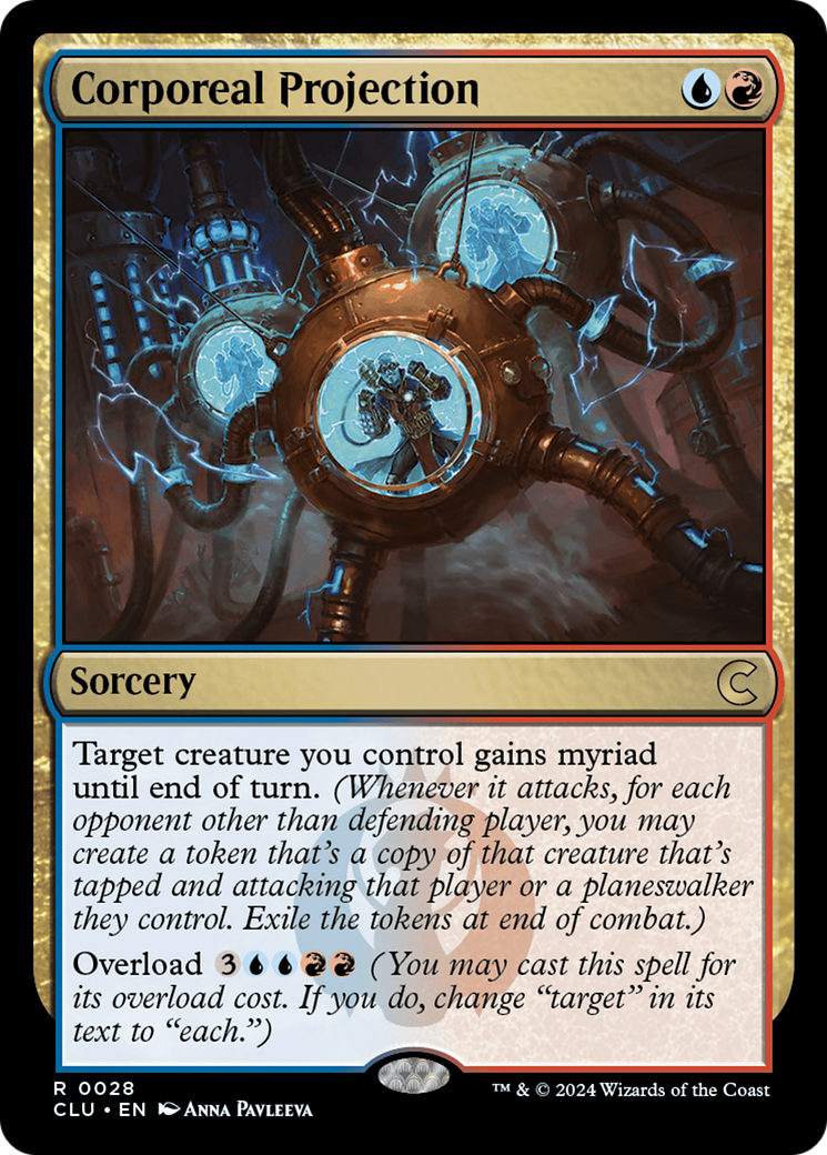 Corporeal Projection (CLU-028) - Ravnica: Clue Edition - Premium MTG Single from Wizards of the Coast - Just $1.03! Shop now at Game Crave Tournament Store
