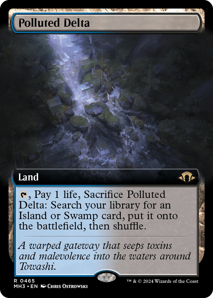 Polluted Delta (MH3-465) - Modern Horizons 3: (Extended Art) Foil - Premium MTG Single from Wizards of the Coast - Just $19.46! Shop now at Game Crave Tournament Store