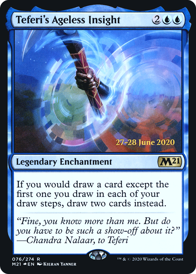 Teferi's Ageless Insight (PM21-76S) - Core Set 2021 Promos Foil
