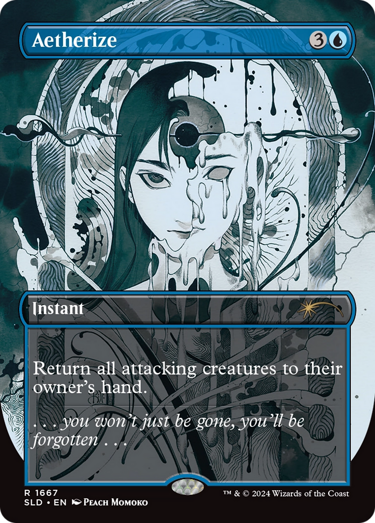 Aetherize (SLD-1667) - Secret Lair Drop (Borderless) Foil - Premium MTG Single from Wizards of the Coast - Just $0! Shop now at Game Crave Tournament Store