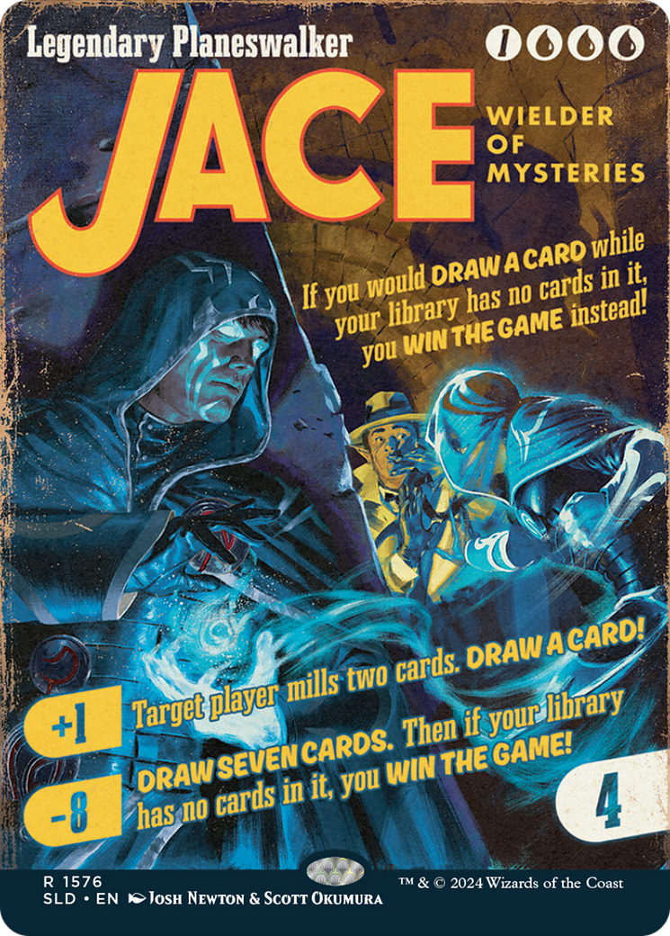 Jace, Wielder of Mysteries (SLD-1576) - Secret Lair Drop (Borderless) - Premium MTG Single from Wizards of the Coast - Just $15.25! Shop now at Game Crave Tournament Store