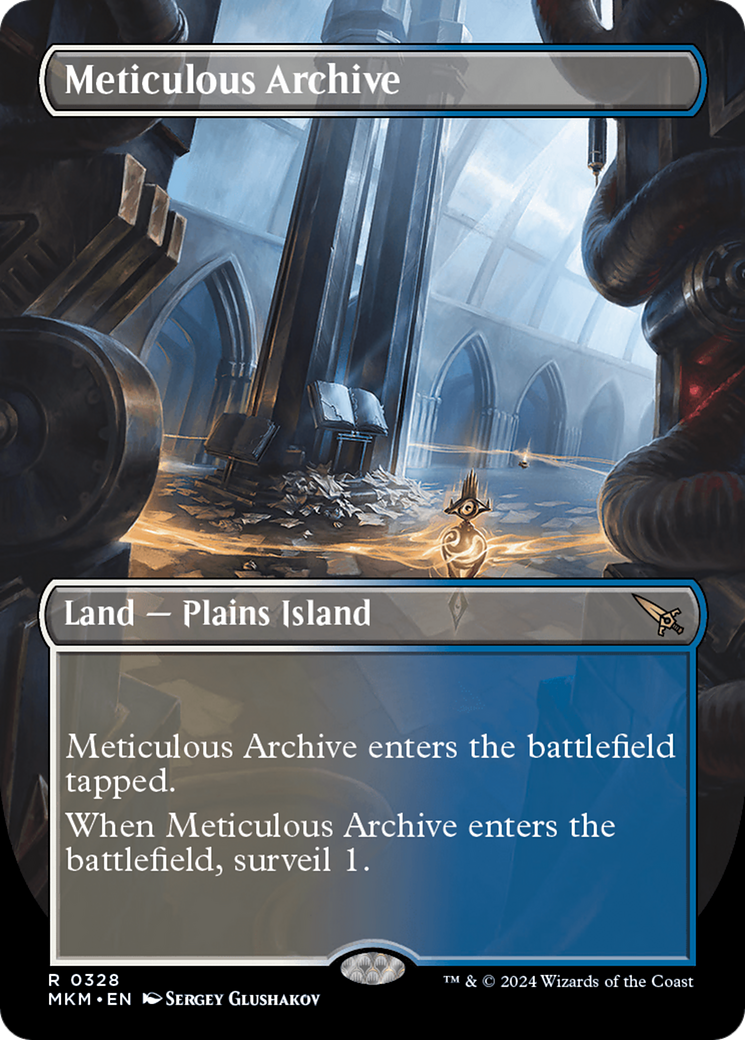 Meticulous Archive (MKM-328) - Murders at Karlov Manor (Borderless) - Premium MTG Single from Wizards of the Coast - Just $17.06! Shop now at Game Crave Tournament Store