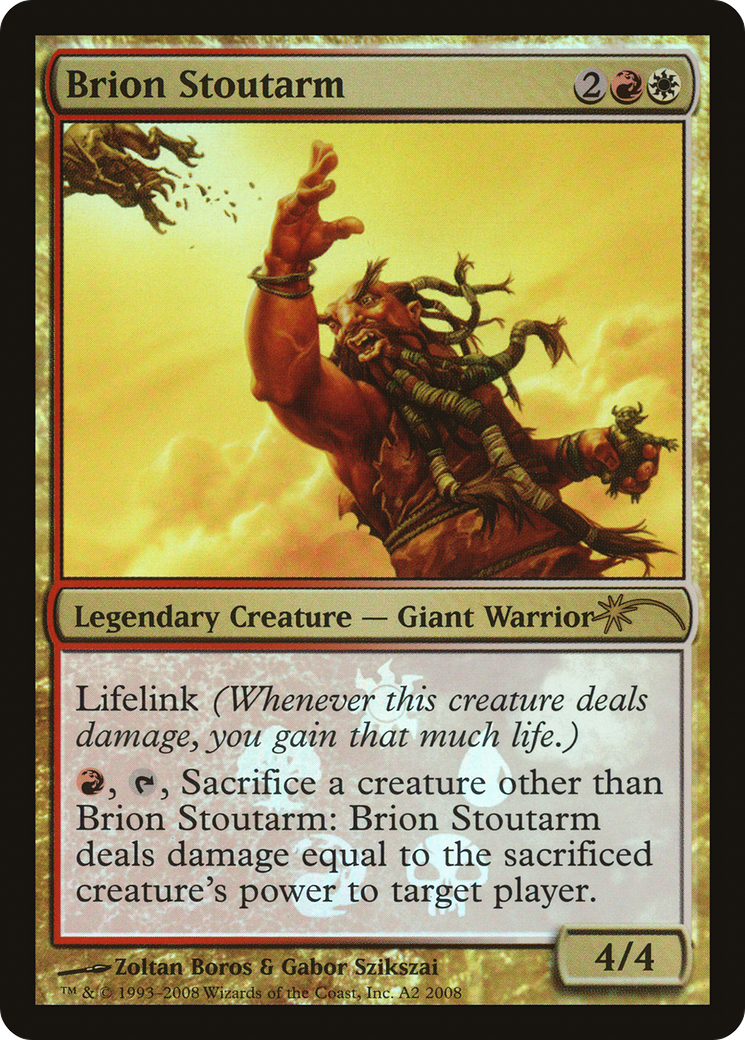 Brion Stoutarm (PRES-0A2) - Resale Promos Foil