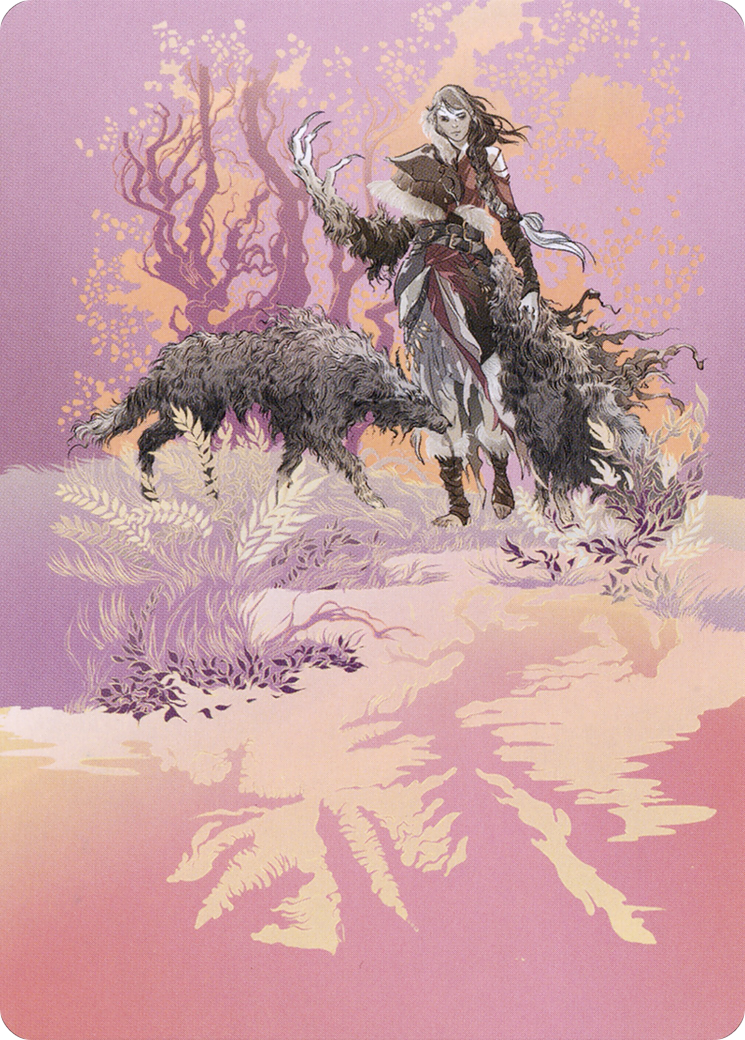 Arlinn, the Pack's Hope // Arlinn, the Pack's Hope (AMID-003) - Midnight Hunt Art Series (Borderless) - Premium MTG Single from Wizards of the Coast - Just $0! Shop now at Game Crave Tournament Store