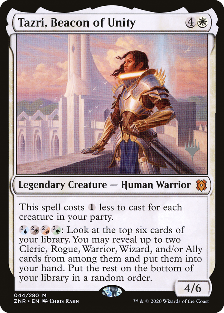 Tazri, Beacon of Unity (PZNR-44P) - Zendikar Rising Promos