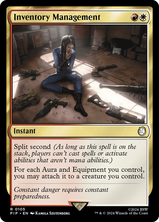 Inventory Management (PIP-105) - Fallout - Premium MTG Single from Wizards of the Coast - Just $4.18! Shop now at Game Crave Tournament Store