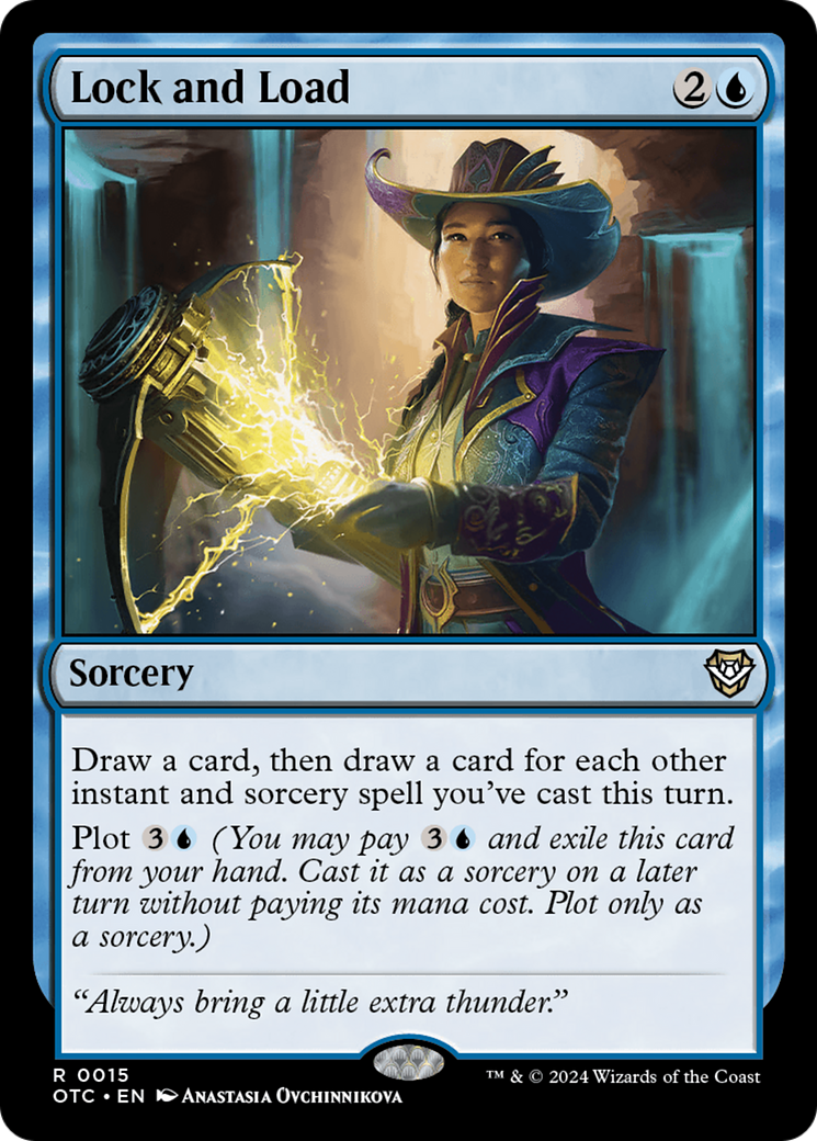 Lock and Load (OTC-015) - Outlaws of Thunder Junction Commander - Premium MTG Single from Wizards of the Coast - Just $0.39! Shop now at Game Crave Tournament Store