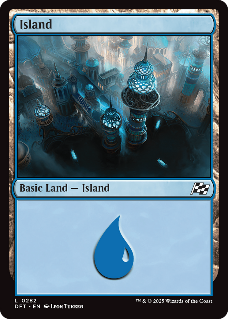 Island (0282) (DFT-282) - Aetherdrift Foil - Premium MTG Single from Wizards of the Coast - Just $0.08! Shop now at Game Crave Tournament Store