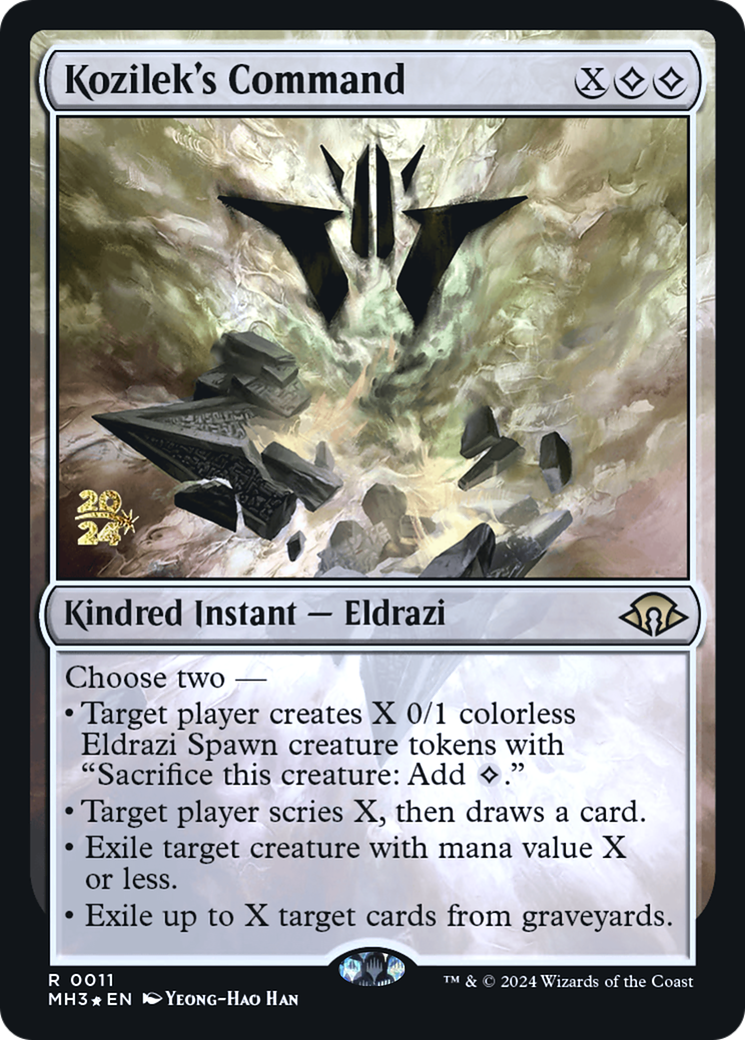 Kozilek's Command (PMH3-11S) - Modern Horizons 3 Promos Foil - Premium MTG Single from Wizards of the Coast - Just $12.45! Shop now at Game Crave Tournament Store