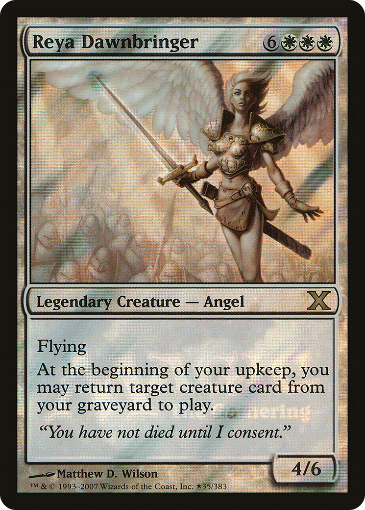 Reya Dawnbringer (P10E-035) - Tenth Edition Promos Foil