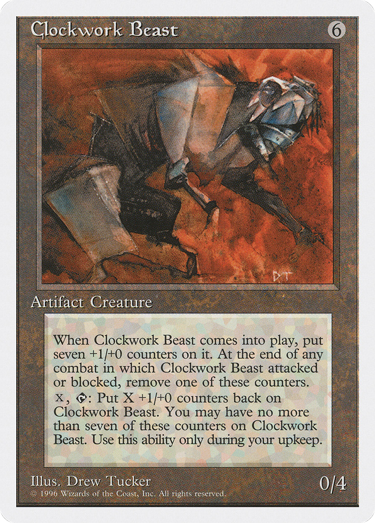 Clockwork Beast (ITP-049) - Introductory Two-Player Set - Premium MTG Single from Wizards of the Coast - Just $5! Shop now at Game Crave Tournament Store