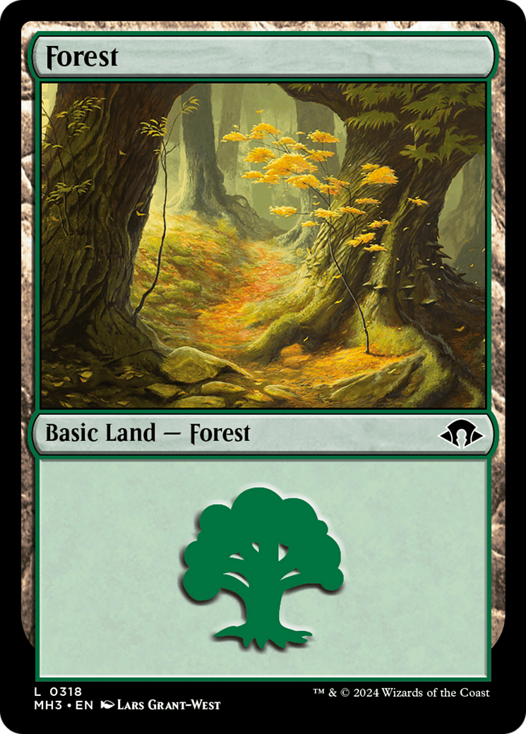 Forest (MH3-318) - Modern Horizons 3 Foil - Premium MTG Single from Wizards of the Coast - Just $0.25! Shop now at Game Crave Tournament Store