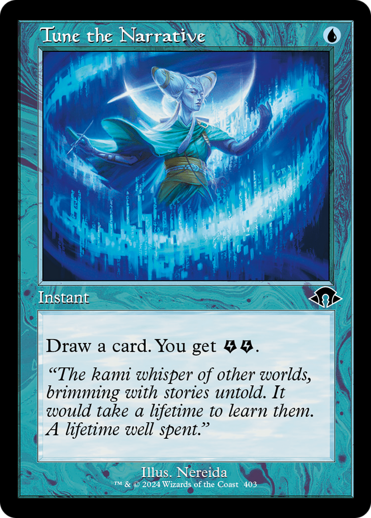 Tune the Narrative (MH3-403) - Modern Horizons 3 - Premium MTG Single from Wizards of the Coast - Just $0.26! Shop now at Game Crave Tournament Store