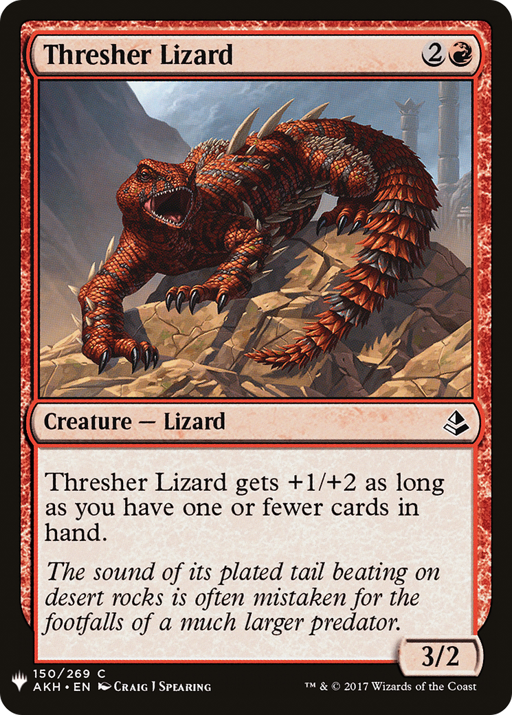 Thresher Lizard (MB1-1082) - Mystery Booster