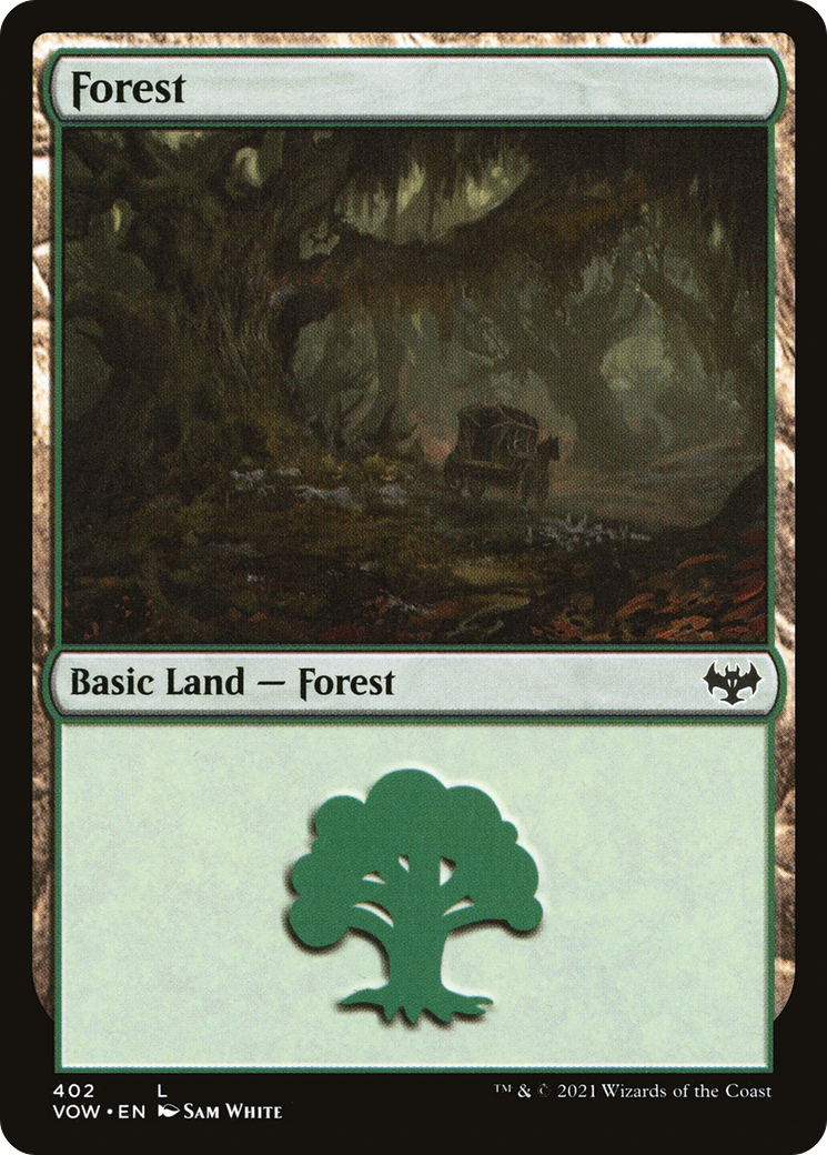 Forest (VOW-402) - Innistrad: Crimson Vow - Premium MTG Single from Wizards of the Coast - Just $0.08! Shop now at Game Crave Tournament Store