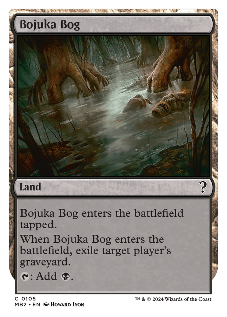 Bojuka Bog (MB2-105) - Mystery Booster 2 - Premium MTG Single from Wizards of the Coast - Just $0.85! Shop now at Game Crave Tournament Store