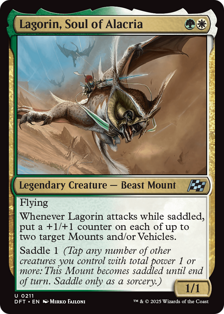 Lagorin, Soul of Alacria (DFT-211) - Aetherdrift Foil - Premium MTG Single from Wizards of the Coast - Just $0.08! Shop now at Game Crave Tournament Store